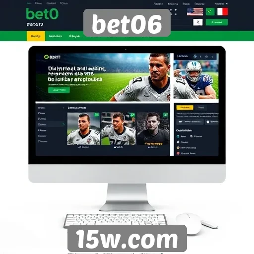 Interface e usabilidade do site bet06 em foco