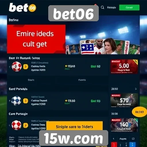 Ofertas e promoções disponíveis na bet06