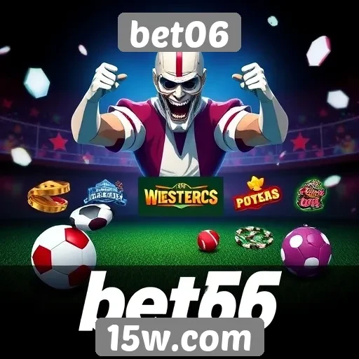 A variedade de jogos disponíveis no site bet06